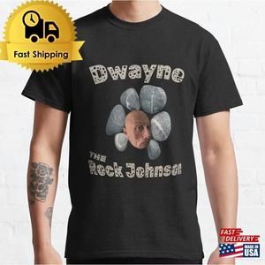 Dwayne The Literally Rock Johnson Parody Meme T-Shirt Classic